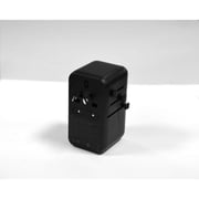 Travelmall 1 Pc GaN 4 Port 100W Travel Adaptor Black