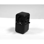 Travelmall 1 Pc GaN 4 Port 100W Travel Adaptor Black