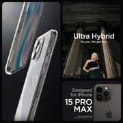 Spigen Crystal Hybrid Case Clear iPhone 15 Pro Max