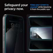 Spigen Privacy Screen Protector Black iPhone 15 Pro Max