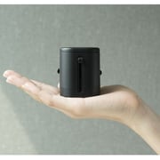 Travelmall 1 Pc 4 Port Travel Adaptor Black