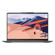 Lenovo Yoga Slim 6 14IAP8 (2022) Ultrabook - 12th Gen / Intel Core i5-1240P / 14inch 2.2K / 512GB SSD / 8GB RAM / Shared Intel Iris Xe Graphics / Windows 11 Home / English & Arabic Keyboard / Storm Grey / Middle East Version - [82WU008MAX]