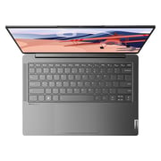 Lenovo Yoga Slim 6 14IAP8 (2022) Ultrabook - 12th Gen / Intel Core i5-1240P / 14inch 2.2K / 512GB SSD / 8GB RAM / Shared Intel Iris Xe Graphics / Windows 11 Home / English & Arabic Keyboard / Storm Grey / Middle East Version - [82WU008MAX]