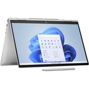 HP x360 2-in-1 Convertible (2023) Laptop - 13th Gen / Intel Core i7-1355U / 15.6inch FHD / 1TB SSD / 16GB RAM / 4GB NVIDIA GeForce RTX 3050 Graphics / Windows 11 Home / English & Arabic Keyboard / Natural Silver / Middle East Version - [15FE0008NE]