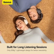 Baseus Bowie D05 NGTD020202 Wireless Over Ear Headphones Creamy White