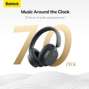 Baseus Bowie D05 NGTD020213 Wireless Over Ear Headphones Grey