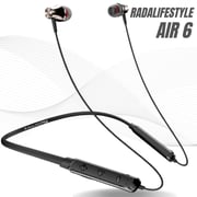 Radalifestyle Air 6 Wireless Bluetooth Neckband In Ear-Buds With Dynamic Bass & Stereo