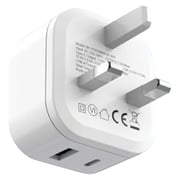 Blupebble 2-Port PD GaN Fast Charger White