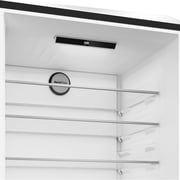 Beko No-Frost Refrigerator 590 Liter 2 Doors Bottom freezer, Digital, Inverter, Black - RCNE590E35ZB