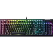 Razer BlackWidow V4 X Mechanical Gaming Keyboard Green Switch, ENG/ARABIC, with Razer Chroma RGB, Black, RZ03-04703500-R391