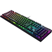 Razer BlackWidow V4 X Mechanical Gaming Keyboard Green Switch, ENG/ARABIC, with Razer Chroma RGB, Black, RZ03-04703500-R391