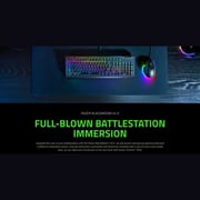 Razer BlackWidow V4 X Mechanical Gaming Keyboard Green Switch, ENG/ARABIC, with Razer Chroma RGB, Black, RZ03-04703500-R391