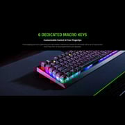 Razer BlackWidow V4 X Mechanical Gaming Keyboard Green Switch, ENG/ARABIC, with Razer Chroma RGB, Black, RZ03-04703500-R391