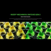 Razer BlackWidow V4 X Mechanical Gaming Keyboard Green Switch, ENG/ARABIC, with Razer Chroma RGB, Black, RZ03-04703500-R391