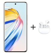 هونر X9b بسعة 256 جيجابايت بلون برتقالي ويدعم تقنية 5G + سماعات أذن هوائية X5e + حماية للشاشة والغطاء الخلفي لمدة 12 شهرًا + ضمان البطارية