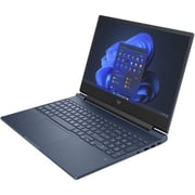 HP Victus Gaming (2022) Laptop - 12th Gen / Intel Core i5-12450H / 15.6inch FHD / 512GB SSD / 8GB RAM / 4GB NVIDIA GeForce RTX 2050 Graphics / Windows 11 Home / English & Arabic Keyboard / Performance Blue / Middle East Version - [15-FA1100NE]