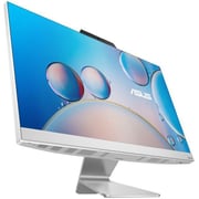 Asus A3402 All-in-One (2022) Desktop - 12th Gen / Intel Core i5-1235U / 23.8inch FHD / 512GB SSD / 8GB RAM / Shared Intel UHD Graphics / Windows 11 Home / White / Middle East Version - [A3402WBAK-WA668W]