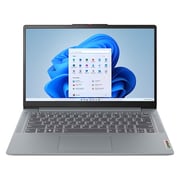 Lenovo IdeaPad Slim 3 14IAH8 (2022) Laptop - 12th Gen / Intel Core i5-12450H / 14inch FHD / 512GB SSD / 8GB RAM / Shared Intel UHD Graphics / Windows 11 Home / English & Arabic Keyboard / Arctic Grey / Middle East Version - [83EQ000EAX]