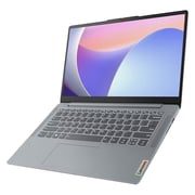 Lenovo IdeaPad Slim 3 14IAH8 (2022) Laptop - 12th Gen / Intel Core i5-12450H / 14inch FHD / 512GB SSD / 8GB RAM / Shared Intel UHD Graphics / Windows 11 Home / English & Arabic Keyboard / Arctic Grey / Middle East Version - [83EQ000EAX]