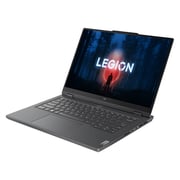 Lenovo Legion Slim 5 14APH8 Gaming (2023) Laptop - AMD Ryzen 7-7840HS / 14.5inch WQXGA+ / 1TB SSD / 32GB RAM / 8GB NVIDIA GeForce RTX 4060 Graphics / Windows 11 Home / English & Arabic Keyboard / Storm Grey / Middle East Version - [82Y50029AX]