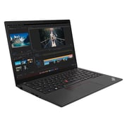 Lenovo ThinkPad T14 Gen 4 (2023) Laptop- 13th Gen / Intel Core i7-1355U / 14inch WUXGA / 512GB SSD / 16GB RAM / Shared Intel Iris Xe Graphics / Windows 11 Pro / English & Arabic Keyboard / Thunder Black / Middle East Version - [21HD008DGR]