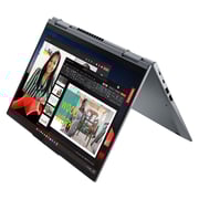 Lenovo ThinkPad X1 Yoga Gen 8 (2023) Laptop - 13th Gen / Intel Core i7-1355U / 14inch WUXGA / 1TB SSD / 16GB RAM / Shared Intel Irix Xe Graphics / Windows 11 Pro / English & Arabic Keyboard / Storm Grey / Middle East Version - [21HQ006DGR]