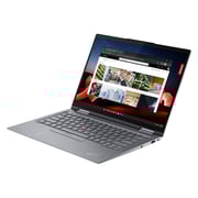Lenovo ThinkPad X1 Yoga Gen 8 (2023) Laptop - 13th Gen / Intel Core i7-1355U / 14inch WUXGA / 1TB SSD / 16GB RAM / Shared Intel Irix Xe Graphics / Windows 11 Pro / English & Arabic Keyboard / Storm Grey / Middle East Version - [21HQ006DGR]