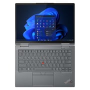 Lenovo ThinkPad X1 Yoga Gen 8 (2023) Laptop - 13th Gen / Intel Core i7-1355U / 14inch WUXGA / 1TB SSD / 16GB RAM / Shared Intel Irix Xe Graphics / Windows 11 Pro / English & Arabic Keyboard / Storm Grey / Middle East Version - [21HQ006DGR]