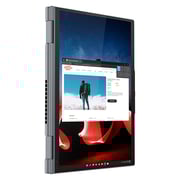 Lenovo ThinkPad X1 Yoga Gen 8 (2023) Laptop - 13th Gen / Intel Core i7-1355U / 14inch WUXGA / 1TB SSD / 16GB RAM / Shared Intel Irix Xe Graphics / Windows 11 Pro / English & Arabic Keyboard / Storm Grey / Middle East Version - [21HQ006DGR]