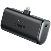 Anker Portable Charger With Built In Lightning Connector Black