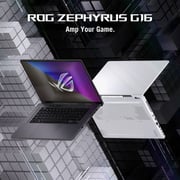 لابتوب آسوس ROG زيفروس G16 الالعاب (2023) - الجيل الثاني عشر / انتل كور i7-13620H / 16 بوصة QHD+ / 1 تيرا SSD / 16 جيجا رام / 8 جيجابايت نفيديا جيوفرس RTX 4060 جرافيك / ويندوز 11 هوم / الرمادي الغامق - [GU603VV-N4083W]