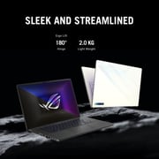 لابتوب آسوس ROG زيفروس G16 الالعاب (2023) - الجيل الثاني عشر / انتل كور i7-13620H / 16 بوصة QHD+ / 1 تيرا SSD / 16 جيجا رام / 8 جيجابايت نفيديا جيوفرس RTX 4060 جرافيك / ويندوز 11 هوم / الرمادي الغامق - [GU603VV-N4083W]