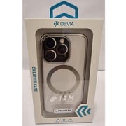 Devia Magnetic Case Clear/Silver iPhone 15 Pro