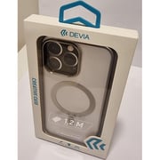 Devia Magnetic Case Clear/Silver iPhone 15 Pro Max