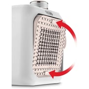 De'Longhi Capsule Desk HFX10B03.PK Ceramic Fan Heater, Quiet Mini Quick Heater, Safety Thermostat, Ideal for Desk and Travel, 360 Watt, Natural Pink