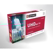Divaki D-50CU7601V UHD 4K Smart Television 55inch (2023 Model)