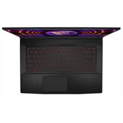 MSI GF63 Thin Gaming (2022) Laptop - 12th Gen / Intel Core i5-12450H / 15.6inch FHD / 512GB SSD / 8GB RAM / 4GB NVIDIA GeForce RTX 2050 Graphics / Windows 11 / English Keyboard / Black / International Version - [12UCX-814US]