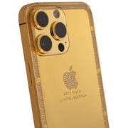 Caviar Luxury 24k Gold Customized iPhone 15 Pro Max 512GB Crystal Frame 5G Smartphone - UAE Version