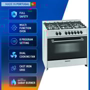 Daewoo 5 Burner Multifunction Gas Cooker DGE-S965HE