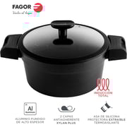FAGOR Alutherm Casserole with LID 24 CM - 8429113800246