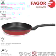 Fagor Elan 3 Rouge Frying Pan 20 cm