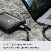 SanDisk G-Drive Armorated Portable Hard Drive USB 3.0 4TB Space Grey SDPH81G-004T-GBA1D