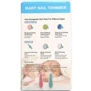 Generic Baby Nail Trimmer With 6 Detachable Heads ZX-905