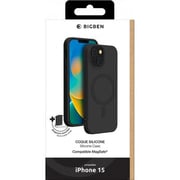 Bigben MagSafe Silicon Case Black iPhone 15