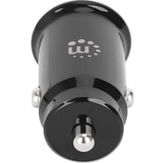 Manhattan 2Port Mini Car Charger Black