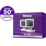 Roku CS1000P2R Indoor Camera 2pc