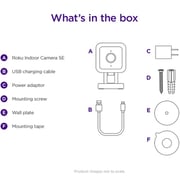 Roku CS1000P2R Indoor Camera 2pc