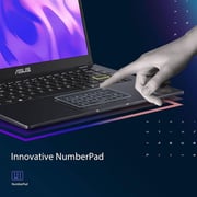 Asus (2019) Laptop - Intel Celeron N4020 / 14inch / 256GB SSD / 4GB RAM / Shared Intel UHD 620 Graphics / Windows 11 Home / English & Arabic Keyboard / Peacock Blue / Middle East Version - [E410MA-BV1920W]