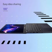 Asus (2019) Laptop - Intel Celeron N4020 / 14inch / 256GB SSD / 4GB RAM / Shared Intel UHD 620 Graphics / Windows 11 Home / English & Arabic Keyboard / Peacock Blue / Middle East Version - [E410MA-BV1920W]