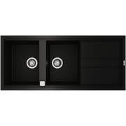 TEKA Inset Nova Series Sink With Two Bowls And One Drainer Nova 80 B-Tg 2B 1D